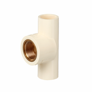 CPVC TEE REDUCING BRASS