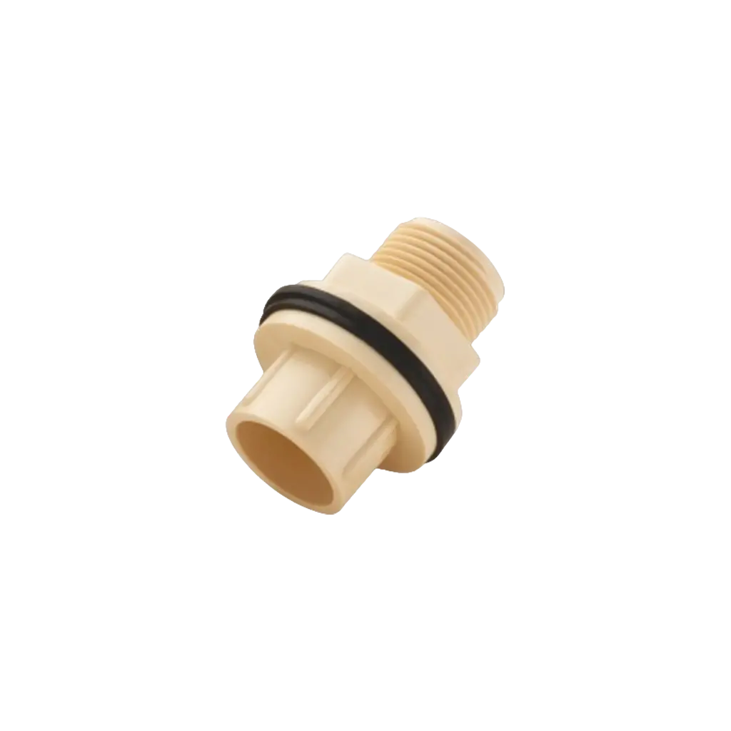 CPVC ONE SIDE PIPE FIT TANK NIPPLE